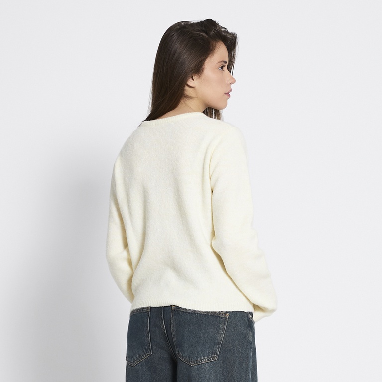 Basic knit cardigan "Audrey" Light Yellow